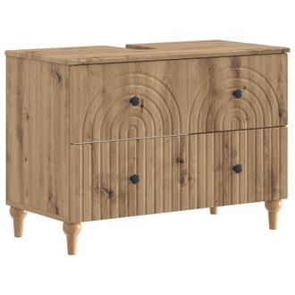 vidaXL Mueble De Lavabo Para Ba&ntilde;o Alkmaar Roble Artisan Vidaxl
