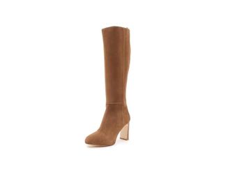 Stuart Weitzman Babette Platform Zip Boot Womens Boots Toasted Almond/New Camel : 8.5 M, Leather