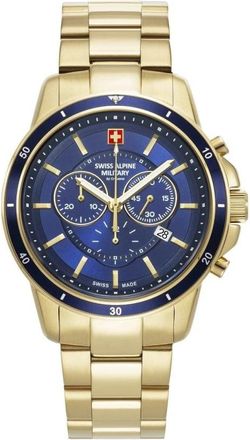 Swiss Alpine Military Herenhorloge Douglas Chronograaf 7089.9115 - unisex - Horloges - Blauw - ONE Size - Accessoires