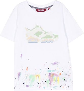 Mostly Heard Rarely Seen Mini Pastel J T-shirt - kids - Cotton - 4 yrs - White