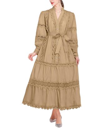 Kaimilan Solid Midi Dress