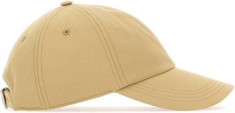 Burberry Womens Polyester-Blend Baseball Cap Beige Cotton