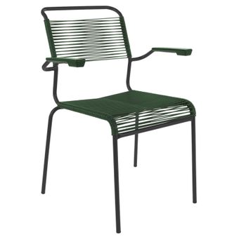 Schubiger M&ouml;bel Spaghetti-Stuhl S&auml;ntis mit Armlehnen