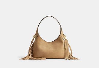 Coach Brooklyn Shoulder Bag 23 With Fringe