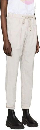 Herno Womens Gray Elastane Casual Pants