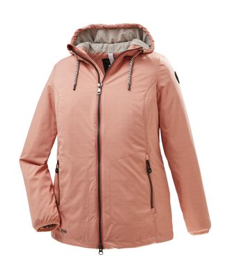 Stoy Softshelljacke STOY STS 5 WMN SFTSHLL JCKT, Damen, Gr. 50, orange (koralle), Oberstoff: Oberseite: 100% Polyester, R&uuml;ckseite: 100% Polyester, Futter: 