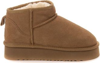Keddo Enkellaarsjes - Dames - Winterlaarzen - Bruin - 37 EU - Schoenen