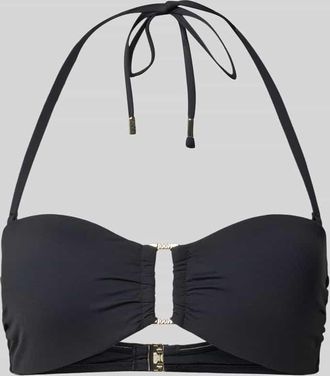 Joop Bikini-Oberteil in Bandeau-Form Modell MONOCHROME BEACH in Black, Gr&ouml;&szlig;e 36