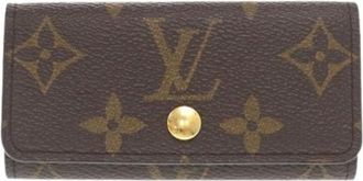 Louis Vuitton Pre-owned Accessories, unisex, Brown, Size: ONE SIZE Pre-owned Fabric Key Holder
