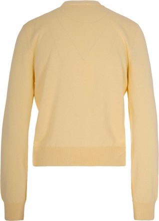 A.P.C. Womens Cardigan Light Yellow Cotton Cardigans Sweater