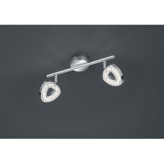 Reality Faretto Tours 2 Spot Led Cromo L30 Cm Trio Iluminaci&oacute;n