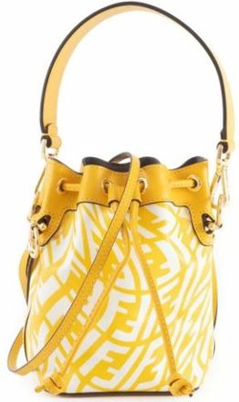 Fendi Pre-owned Bucket Bags, female, Yellow, Size: ONE SIZE Pre-owned Plastic Bucket Bag