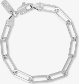 Melinda Maria Womens Samantha Chain Link Bracelet In Silver