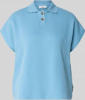 Marc O'Polo Denim Marc OPolo Denim Regular Fit Poloshirt aus reiner Bauimwolle in Rauchblau, Gr&ouml;&szlig;e XL