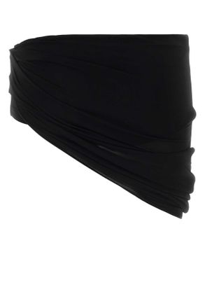 Gucci Womens Bottoms Mini Skirt Black Viscose Elastane