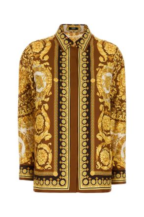 Versace Printed Silk Shirt