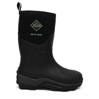 The Original Muck Boot Company Arctic Sport Mid Synthetic Textile Mens Mid Calf Boots - Black - Size:UK 13