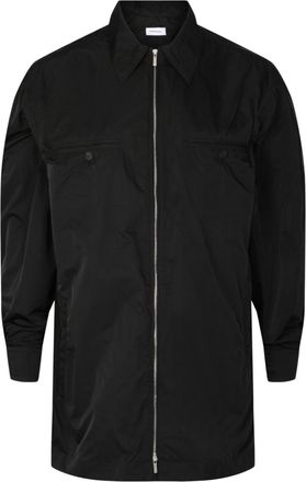 Ferragamo Zip-Up Windbreaker with Removable Hood