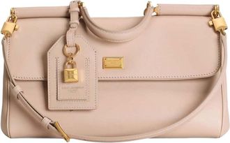 Dolce & Gabbana Light Pink Sicily Medium Satchel