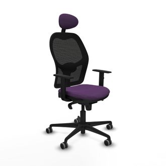 Piqueras y Crespo Silla De Oficina Con Cabecero Piqueras Y Crespo 1d036g1 Morado