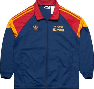 adidas AS Roma 1993 Track Jacket Asia Sizing Navy Red IT3878
