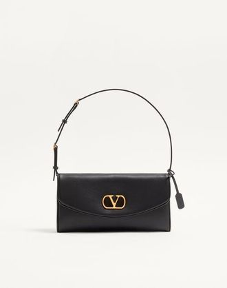 Valentino Garavani Valentino Garavani DeVain Small Nappa Shoulder Bag Wo