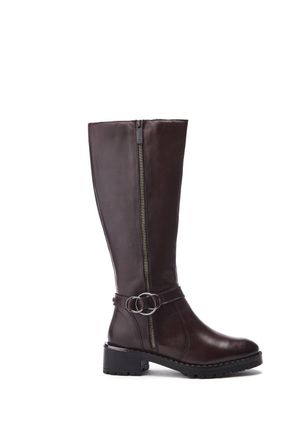 Moda in Pelle Moda in Pelle Womens Sherie Burgundy Boots Leather - Size EU 38