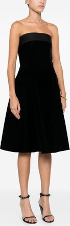 Emporio Armani Womens Sleeveless Mini Dress - Black viscose - Size EU 40 (Womens)