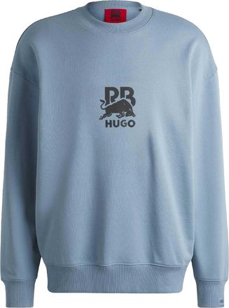 HUGO BOSS Hugo Heren Dahrain Stealth Logo Sweatshirt (Blauw)