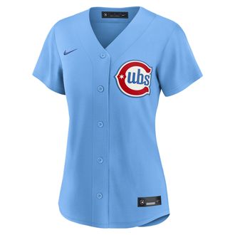 Nike Pete Crow-Armstrong Chicago Cubs Nike Womens MLB Replica Jersey in Blue | RPW60ECZEJ9-81N