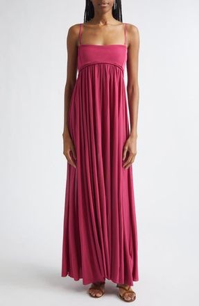 Zimmermann Luna Jersey Bandeau Gown in Fuchsia at Nordstrom, Size 0P