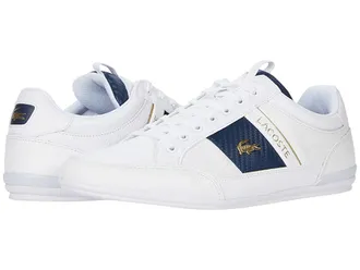 Lacoste Chaymon Sneakers Mens Shoes White/White : 11.5 D - Medium, Synthetic/Leather