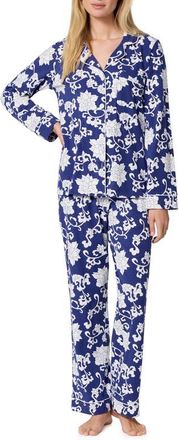 Bedhead Pajamas Long Sleeve Pajamas in Dynasty Blue at Nordstrom, Size X-Large