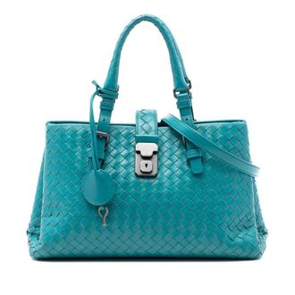 Bottega Veneta Pre-owned Bottega Veneta Small Nappa Intrecciato Roma Satchel Ladies QRHMBIXDX2AMM5OT