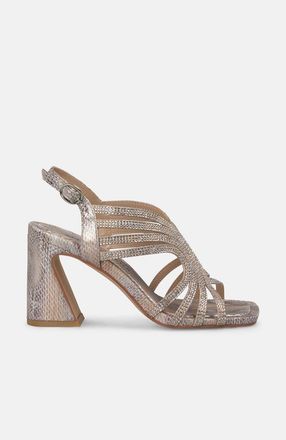 Alma En Pena Square Toe Sandal in Metallic Rust/copper at Nordstrom, Size 41