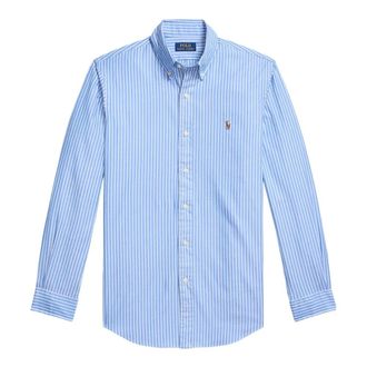 Ralph Lauren Casual Shirts, male, Blue, Size: S Sport Shirt