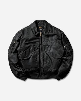 Alpha Industries Slam Jam CWU-45 Heritage Bomber Jacket Black