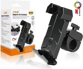 Trade Shop Trade Shop - Supporto Smartphone Per Bici Bicicletta Porta Cellulare Con Rotazione 360&deg; Bk682