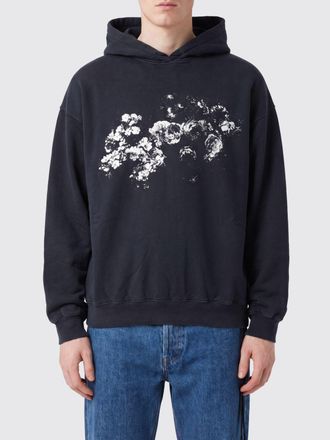 Ann Demeulemeester Floral Print Cotton Hoodie