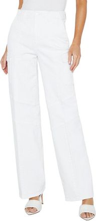 L'agence Brooklyn High-Rise Utility Wide Leg Blanc Jean