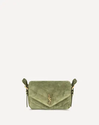 Saint Laurent Small LouLou matelass&eacute; suede Shoulder Bag Female UNI