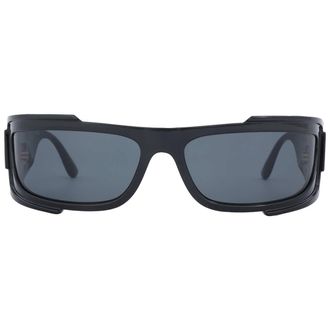 Versace Dark Grey Wrap Mens Sunglasses VE4446 GB1/87 67