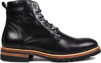 Panama Jack Mens Emery Igloo Boots - Black Leather - Size UK 10