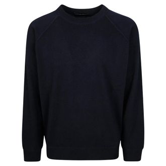 FILIPPO DE LAURENTIIS G. Collo Raglan Lana Cachemire F16 - Knitwear - Hombre - Azul - M