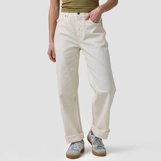 Backcountry Rambler Stretch Canvas Workpant - Womens in Egret at Nordstrom, Size 10