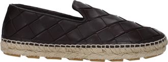 Bottega Veneta Espadrillas Jack Donna Pelle Marrone/Cioccolato Fondente