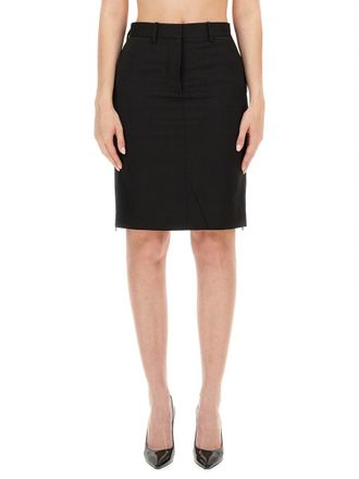 Helmut Lang Virgin Wool Skirt - Black