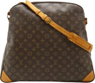Louis Vuitton Tweedehands Canvas Louis Vuitton tassen - Dames - Vintage Schoudertas - Bruin - ONE Size - Vintage