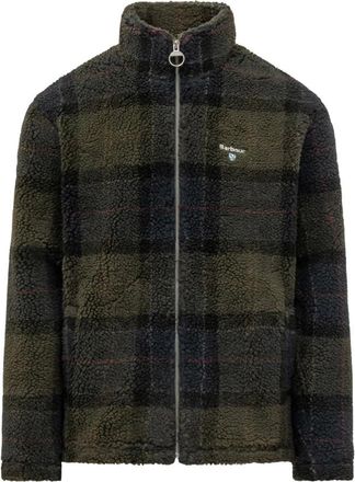 Barbour Fitness, Heren, Veelkleurig, S, Katoen, Tartan Fleece Zip Through