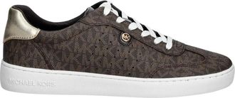 Michael Kors Scotty Sneaker - Dames - Sneakers - Bruin - 40 EU - Katoen - Schoenen